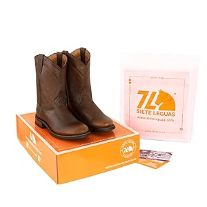 Amazon.com | 7L SIETE LEGUAS- Leather Men´s Roper Boot Style